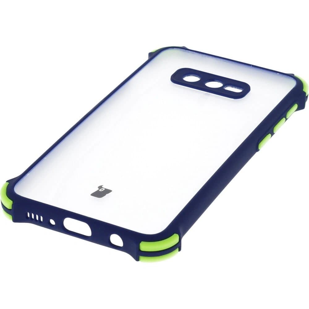Etui Bizon Case AntiShock Hybrid do Galaxy S10e, granatowe - 2