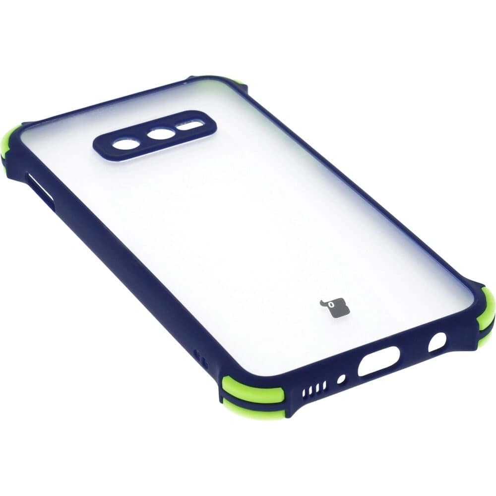 Etui Bizon Case AntiShock Hybrid do Galaxy S10e, granatowe - 3