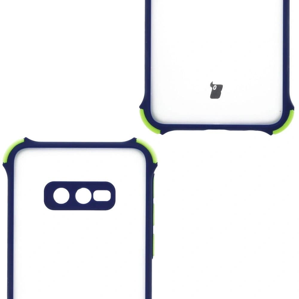 Etui Bizon Case AntiShock Hybrid do Galaxy S10e, granatowe - 4