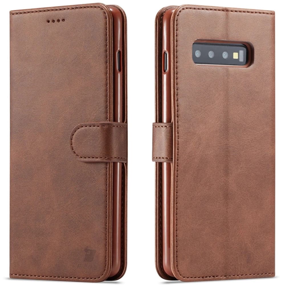 Bizon Case Wallet Samsung Galaxy S10e barna - 1
