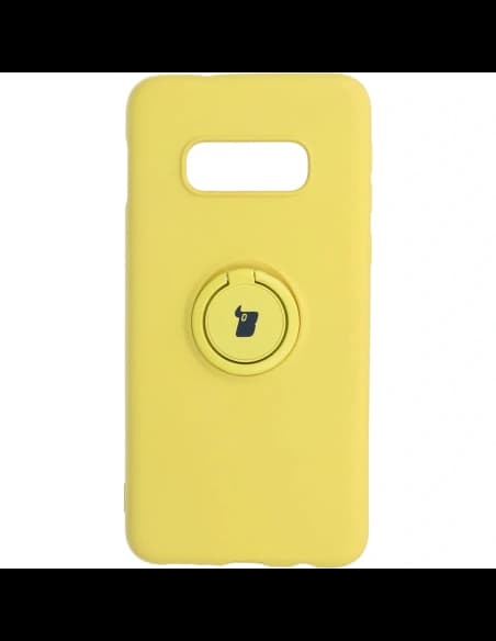 Bizon Case Silikonring Samsung Galaxy S10e gelb