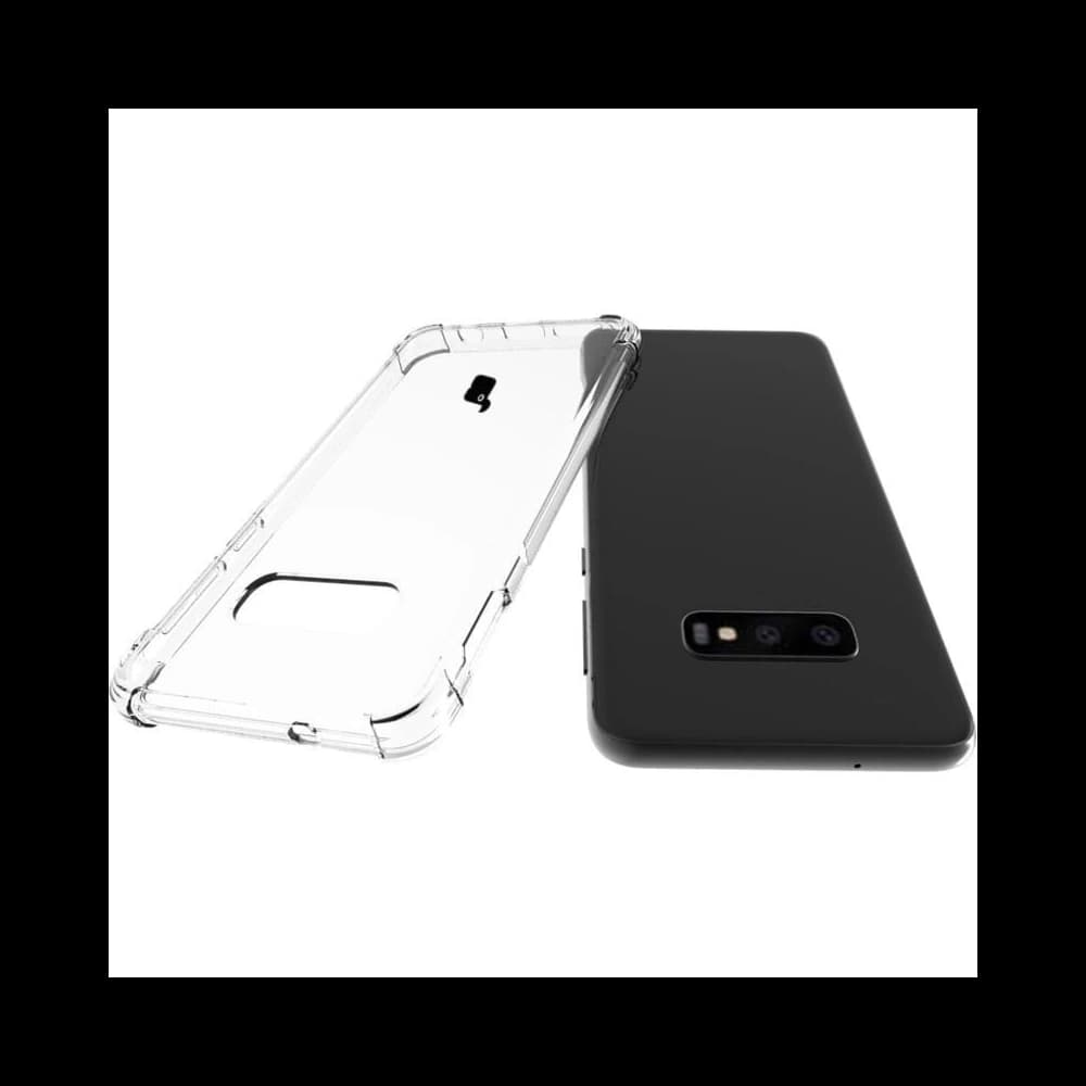 Etui + 2x szkło + obiektyw Bizon Case Clear Pack do Galaxy S10e, przezroczyste - 5
