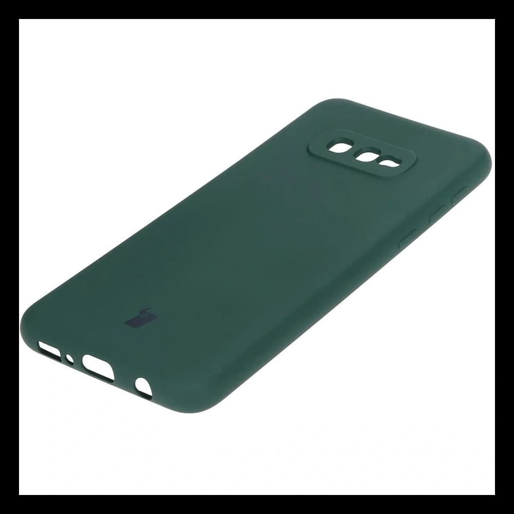 Caz de silicon Bizon Samsung Galaxy S10e verde închis - 2