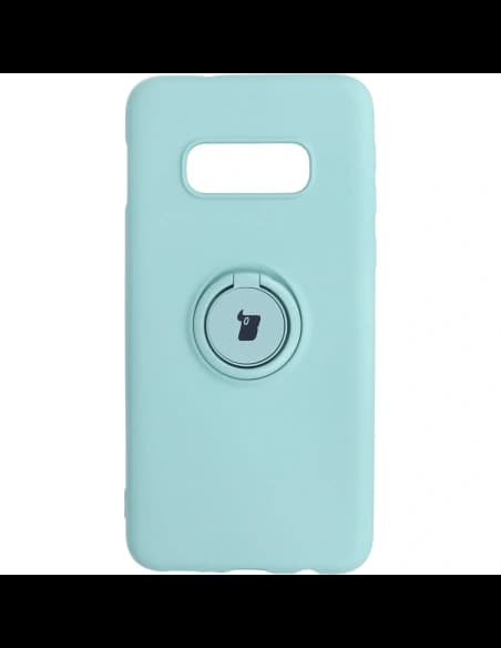 Bizon Case Silicone Ring Samsung Galaxy S10e turquoise