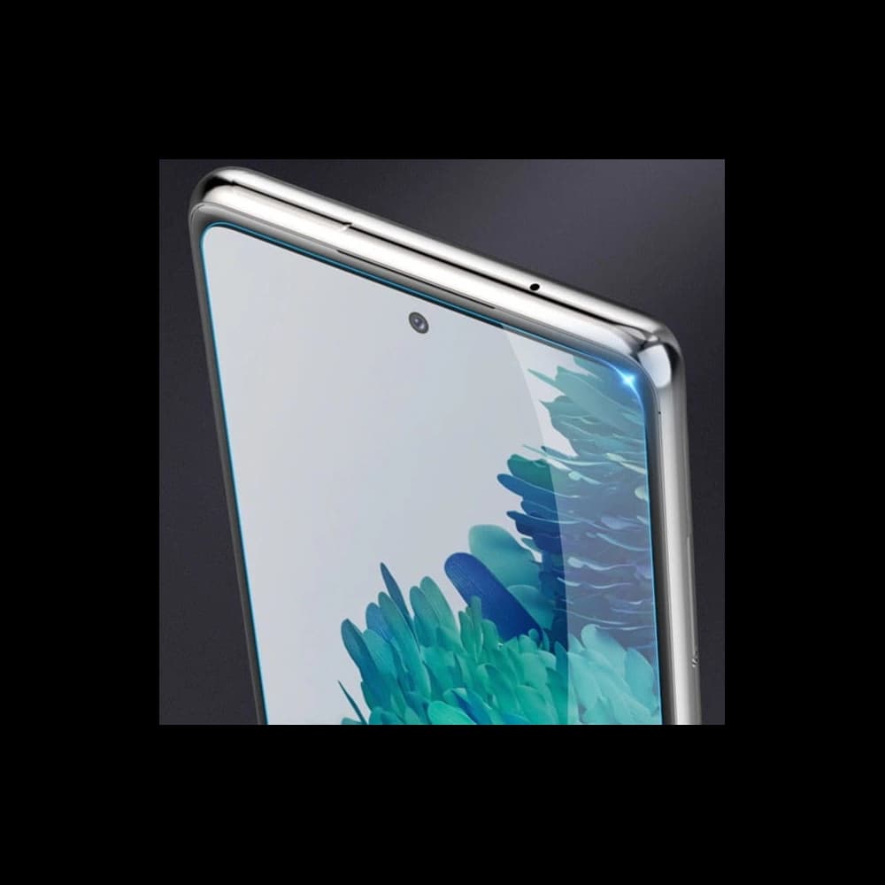 Bizon Glas Klar gehärtetes Glas - 3 Stück. + Linsenglas Samsung Galaxy S20 FE - 8