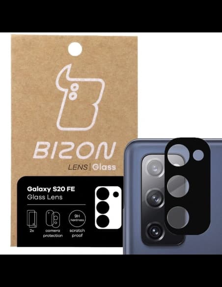 Bizon Glass Lens Samsung Galaxy S20 FE [2 PACK]