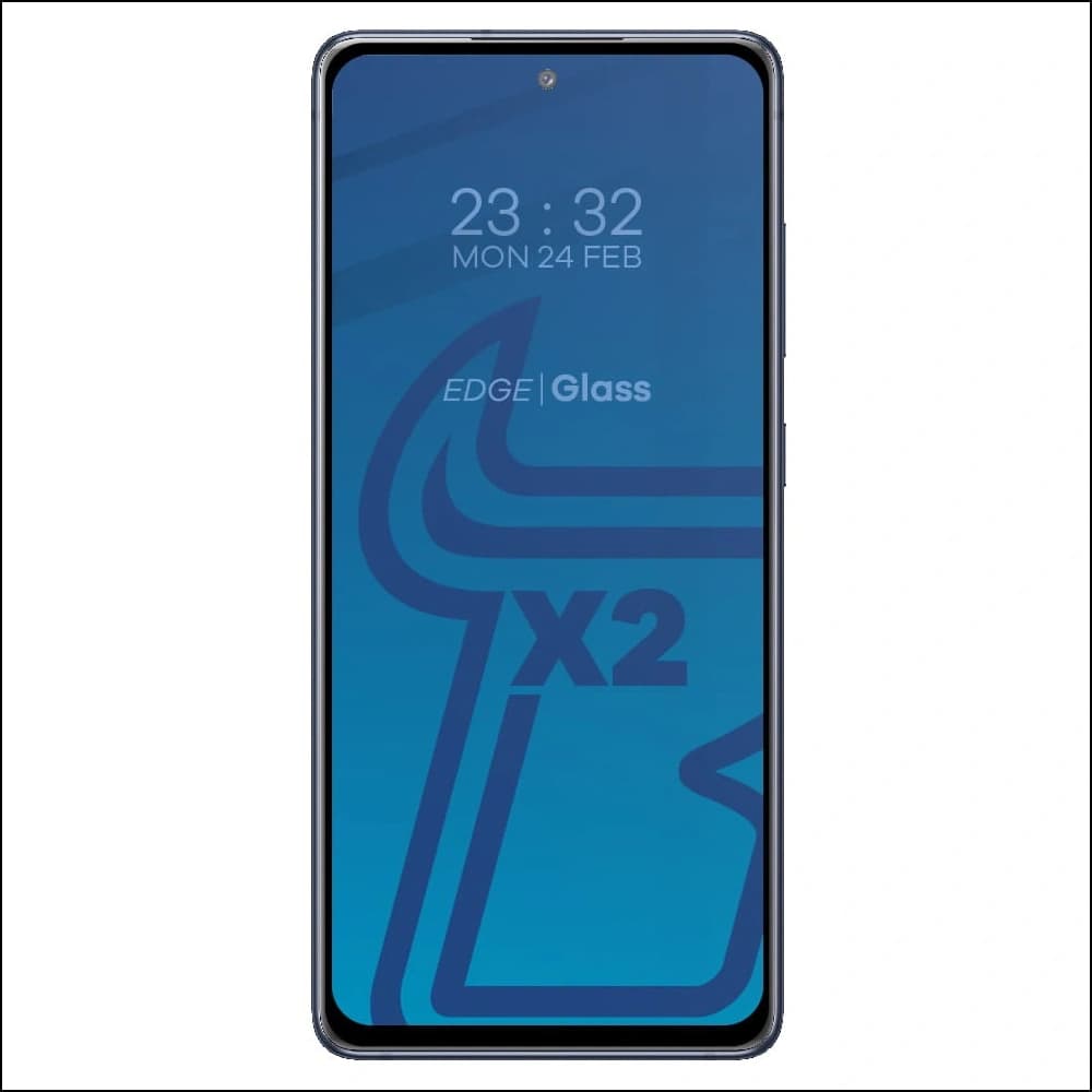 Bizon Glass Edge gehärtetes Glas - [2 PACK] + Linsenschutz Samsung Galaxy S20 FE schwarz - 3