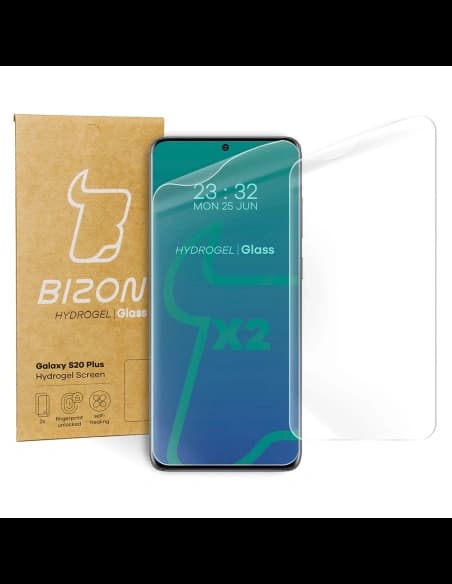 Bizon Glass Hydrogel Samsung Galaxy S20 Plus [2 PACK]