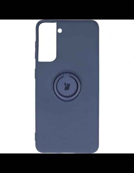 Bizon Case Inel din Silicon Samsung Galaxy S21 gri