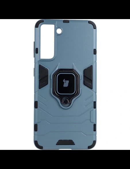 Bizon Case Armor Ring Samsung Galaxy S21 albastru