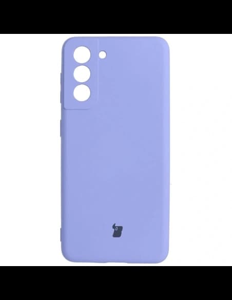 Caz de silicon Bizon Samsung Galaxy S21 violet deschis