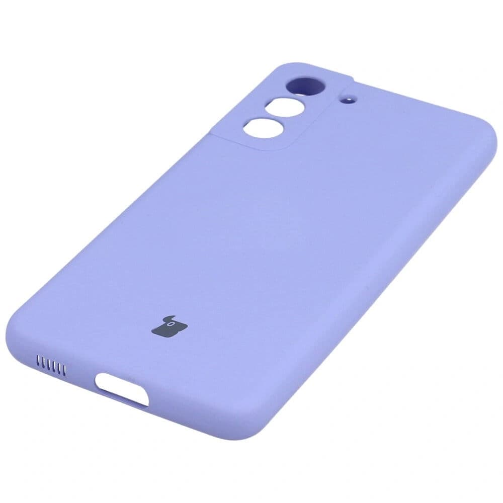 Etui Bizon Case Silicone do Samsung Galaxy S21 jasnofialové - 2
