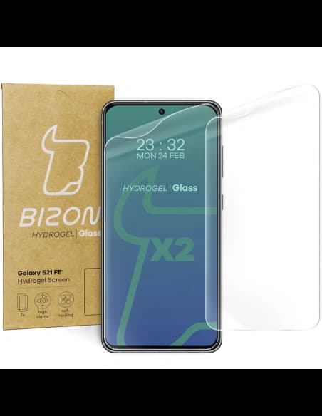 Bizon Glass Hydrogel Samsung Galaxy S21 FE [2 CSOMAG]
