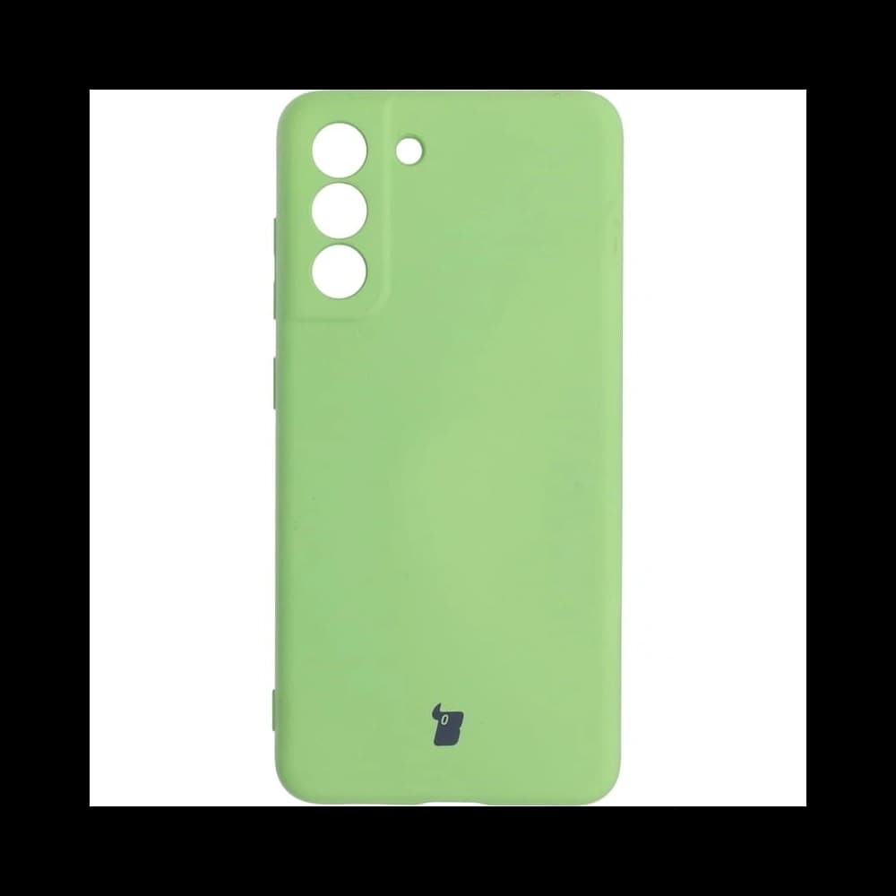 Bizon Case Silicone Samsung Galaxy S21 FE világos zöld - 1