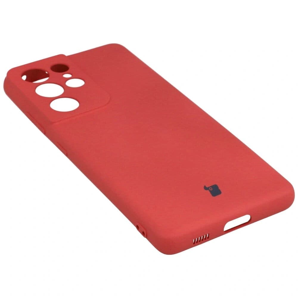 Bizon tok szilikon Samsung Galaxy S21 Ultra sötét rózsaszín - 3