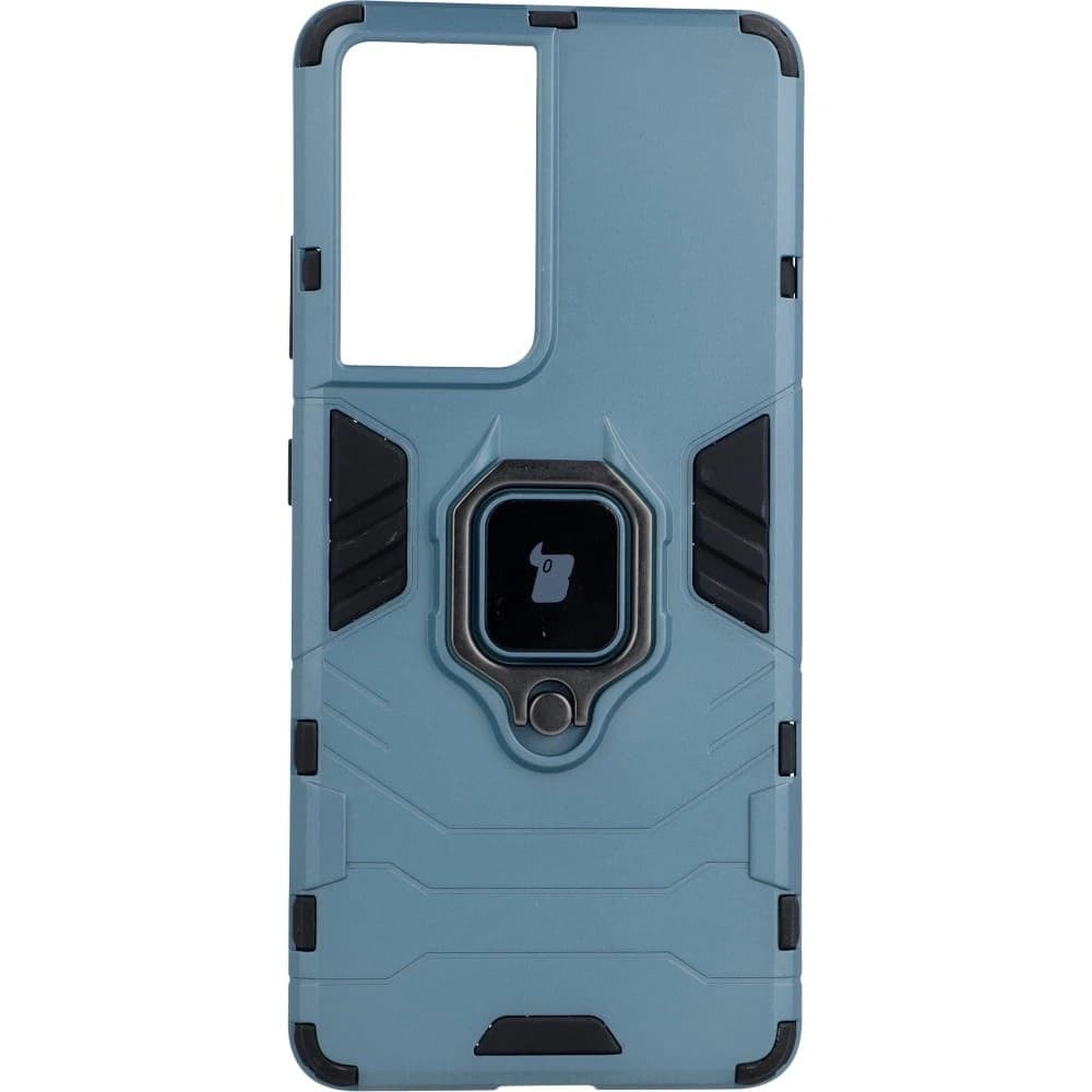 Bizon Case Armor Ring Samsung Galaxy S21 Ultra blue - 1