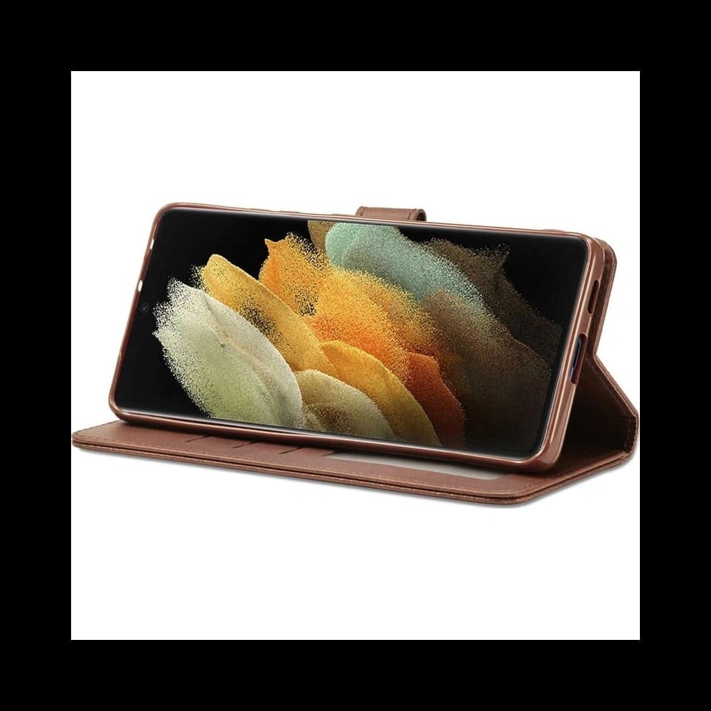 Bizon Case Wallet Samsung Galaxy S21 Ultra brown - 4