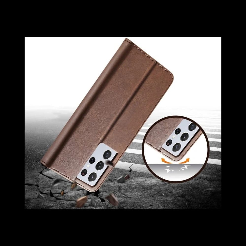 Bizon Case Wallet Samsung Galaxy S21 Ultra brown - 7