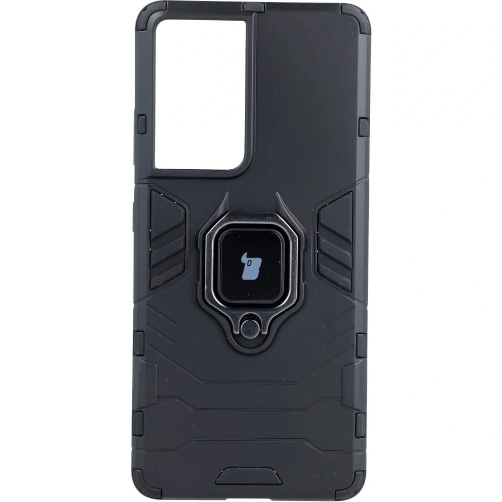Bizon Case Armor Ring Samsung Galaxy S21 Ultra black - 1