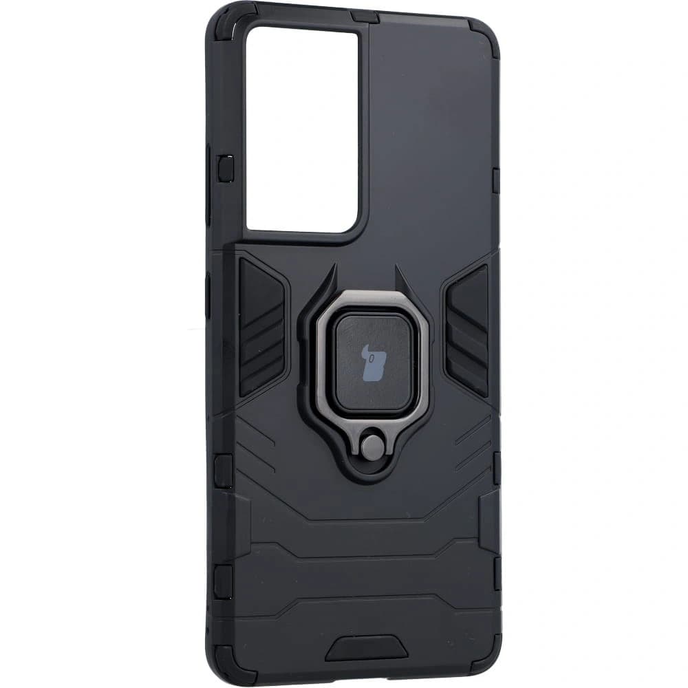 Bizon Case Armor Ring Samsung Galaxy S21 Ultra black - 2