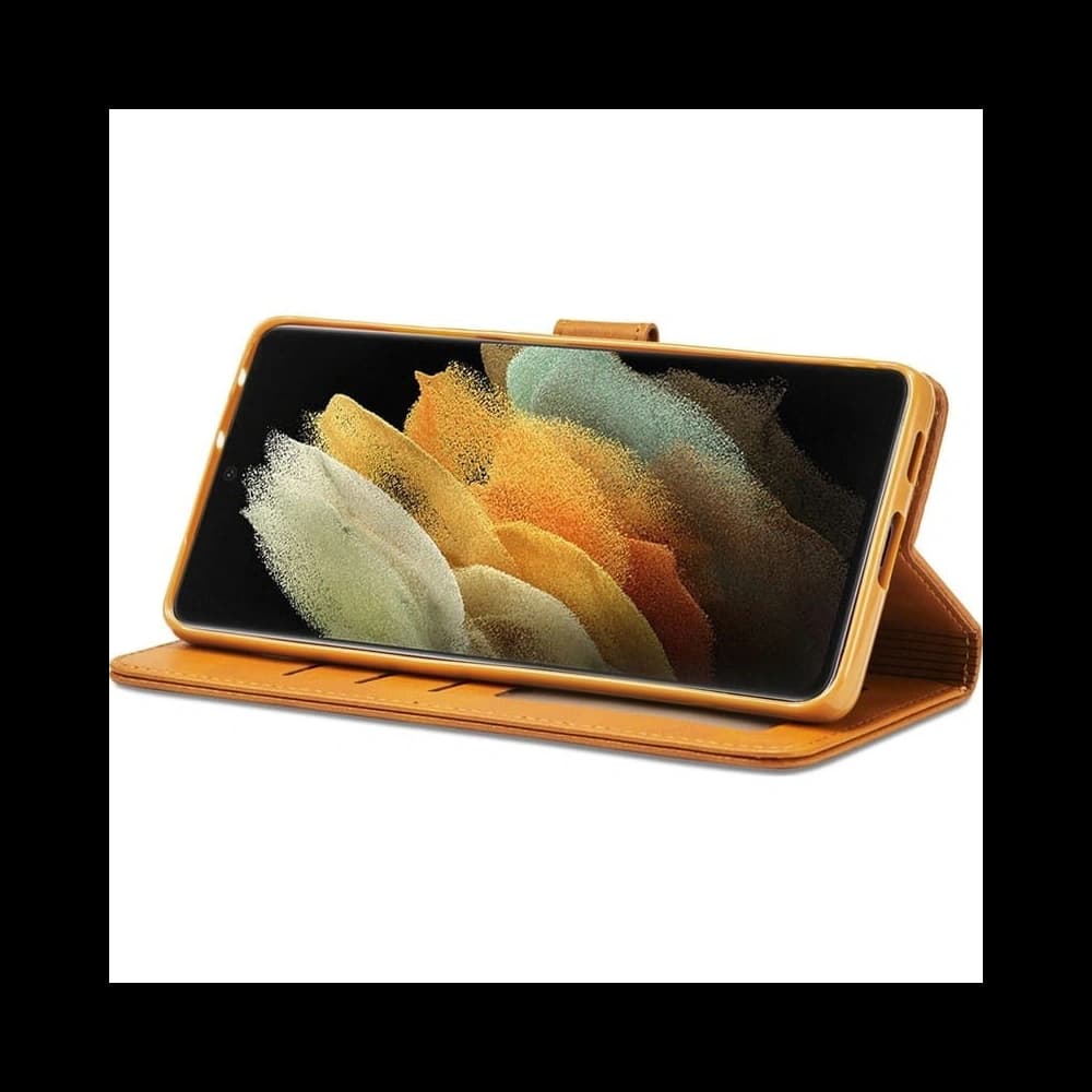 Bizon Case Wallet Samsung Galaxy S21 Ultra light brown - 4