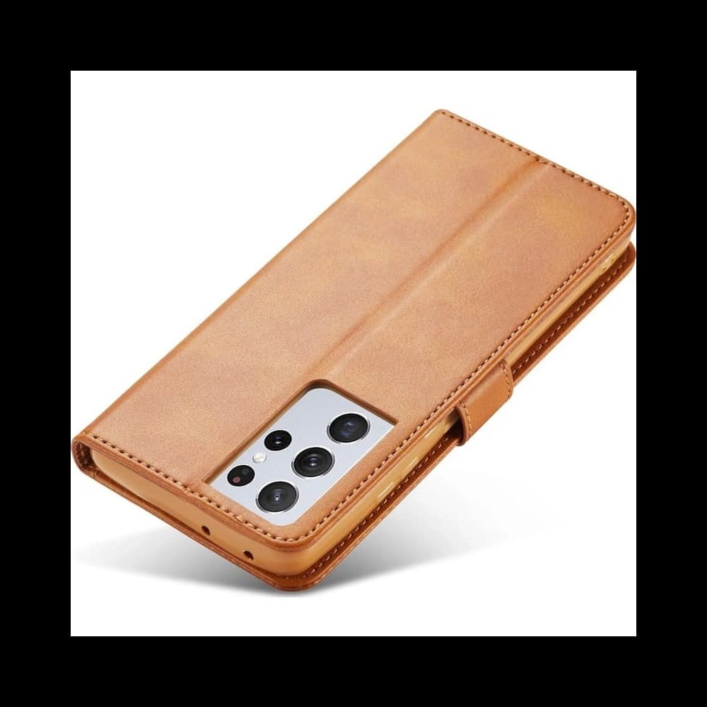 Bizon Case Wallet Samsung Galaxy S21 Ultra light brown - 5
