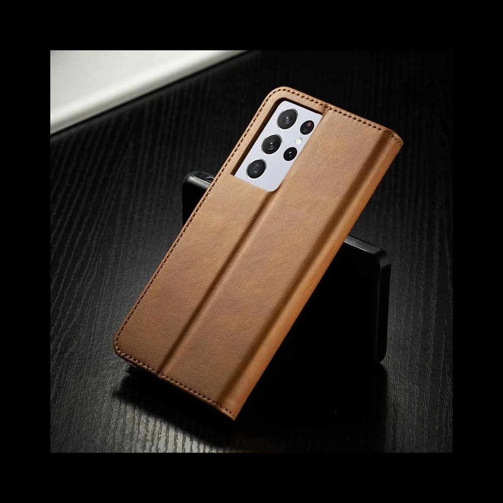 Bizon Case Wallet Samsung Galaxy S21 Ultra light brown - 8