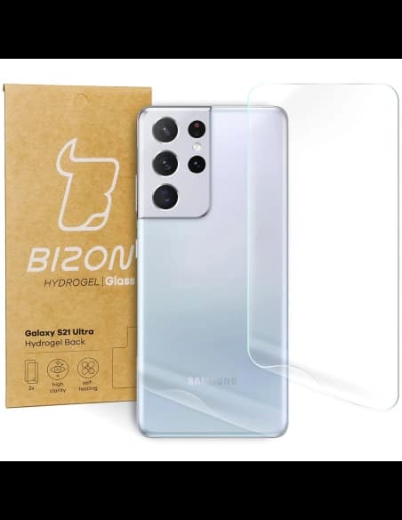 Bizon Glass Hydrogel Samsung Galaxy S21 Ultra [2 PACK]