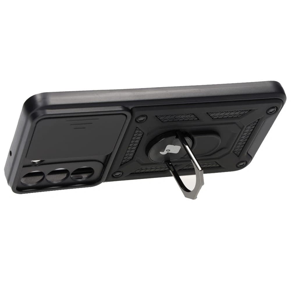 Bizon Case Camshield Pack carcasă + 2x sticlă de protecție Samsung Galaxy S22 neagră - 3