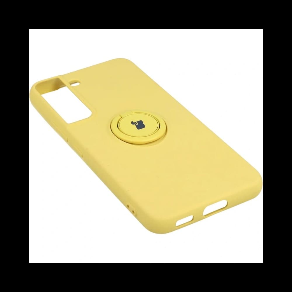 Bizon tok szilikon gyűrű Samsung Galaxy S22 sárga - 3