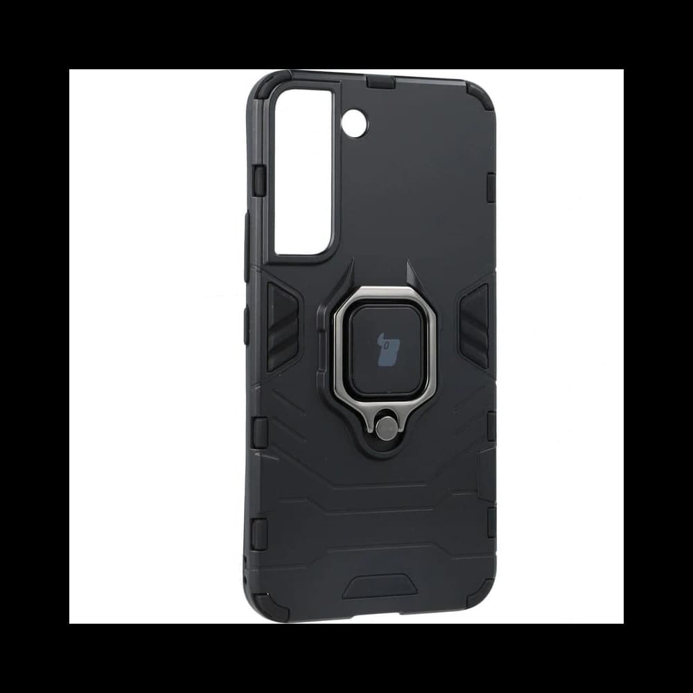 Etui Bizon Case Armor Ring do Galaxy S22, czarne - 2