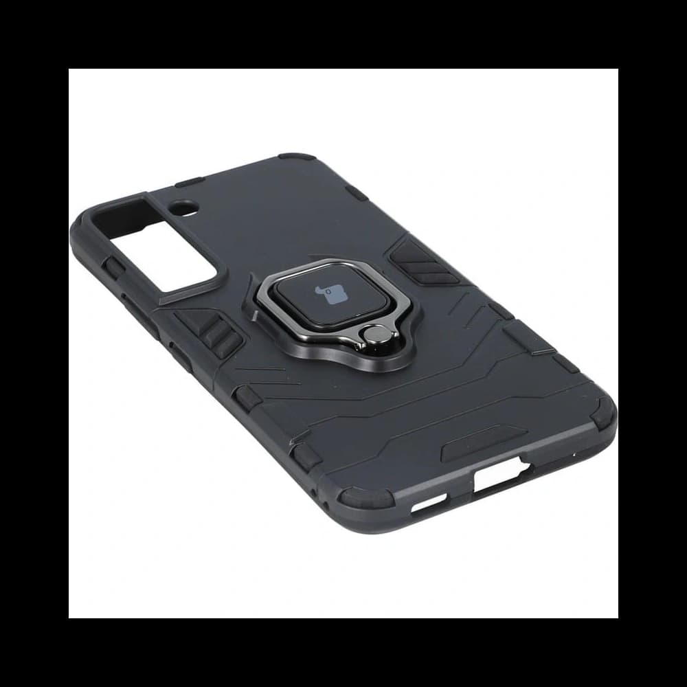 Etui Bizon Case Armor Ring do Galaxy S22, czarne - 5