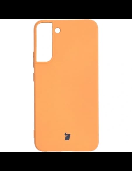 Etui Bizon Case Silicone do Galaxy S22 Plus, pomarańczowe