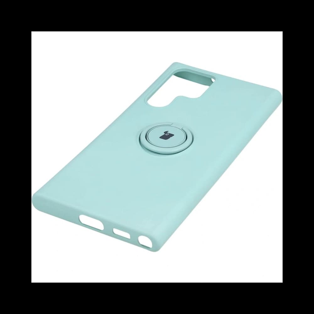 Bizon Case Szilikon Gyűrű Samsung Galaxy S22 Ultra türkiz - 2