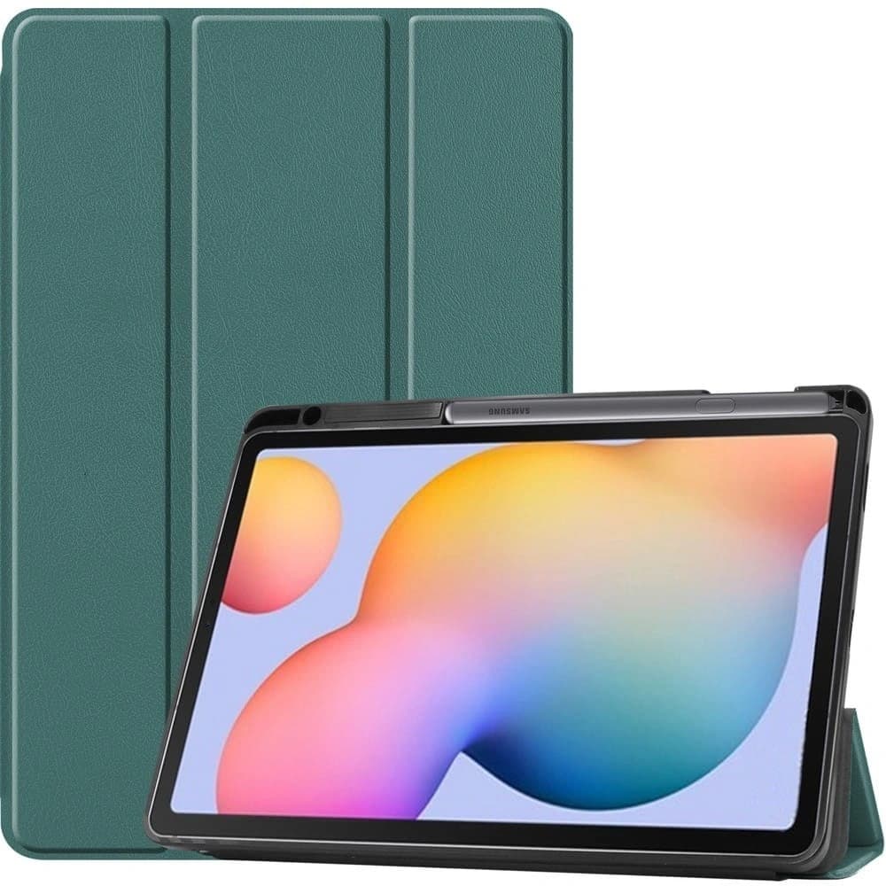 Bizon Case Tab Lizard Samsung Galaxy Tab S6 Lite 2024/2022/2020 sötétzöld - 1