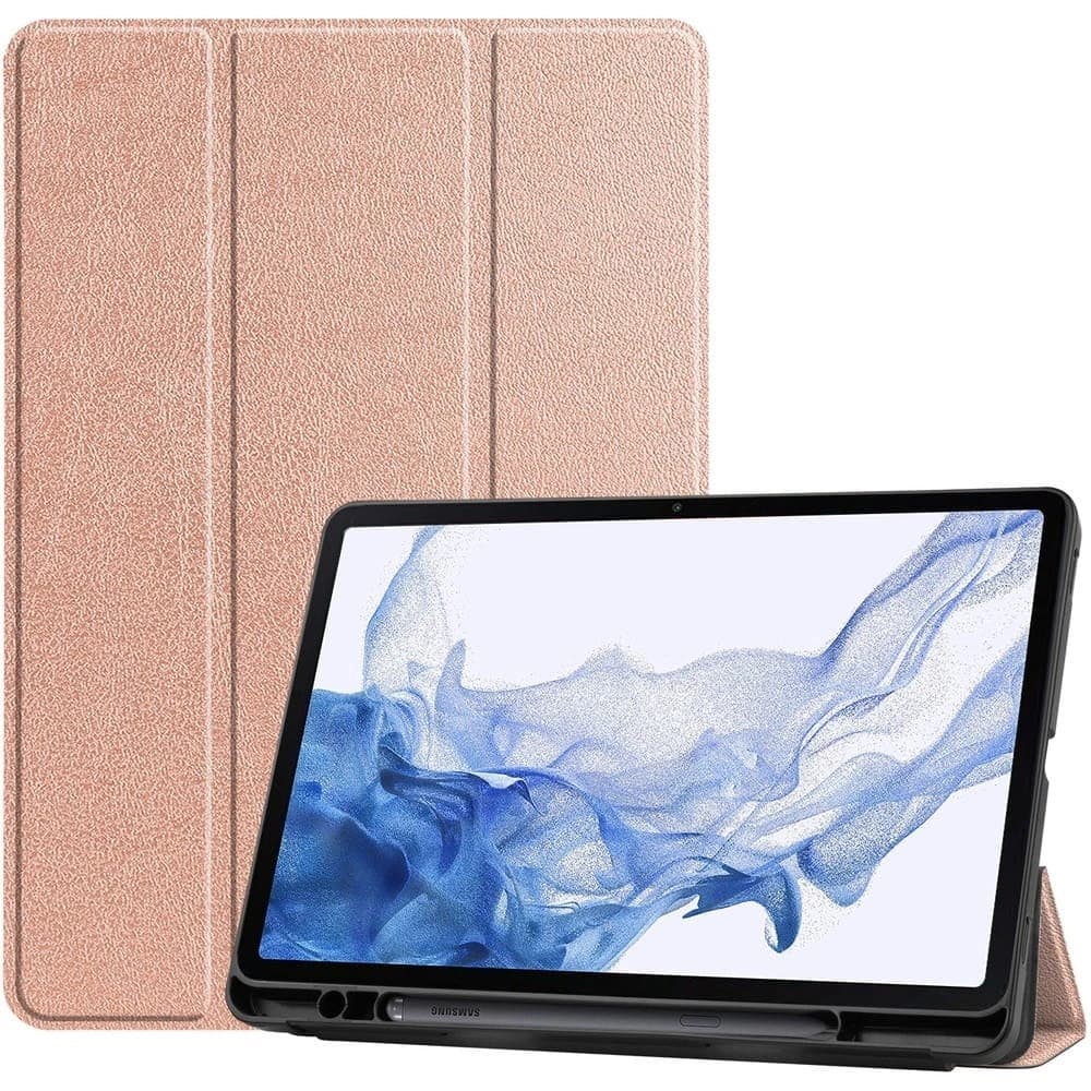 Bizon Case Tab Lizard Samsung Galaxy Tab S8 / S7 aur roz - 1