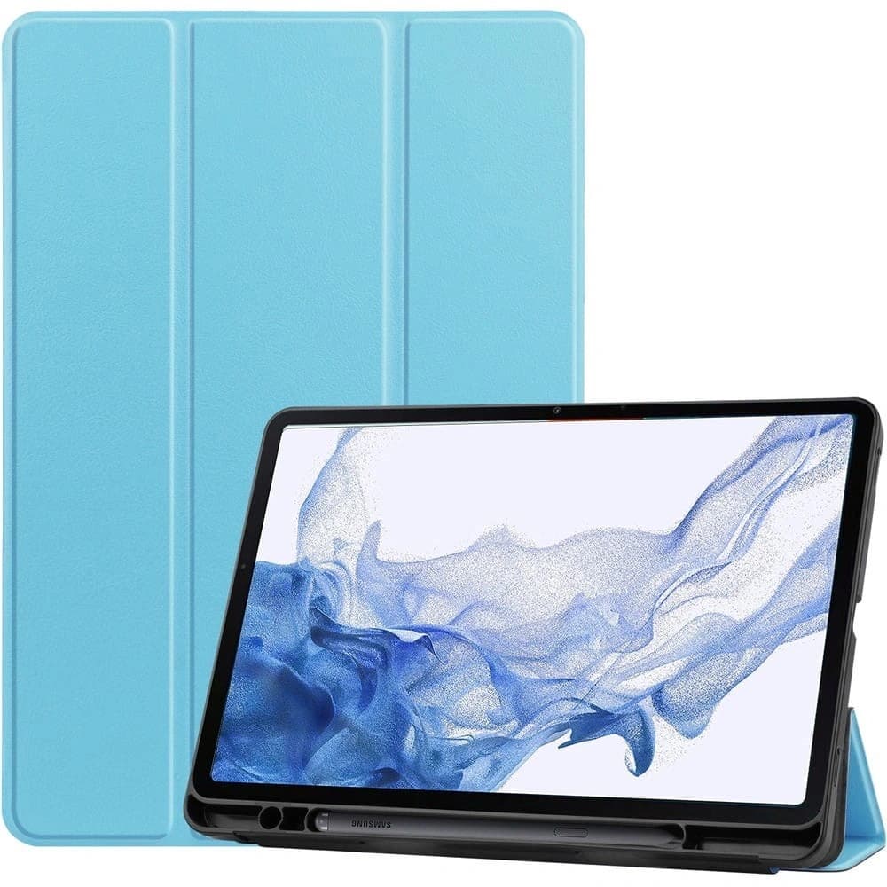 Etui Bizon Case Tab Lizard do Samsung Galaxy Tab S8 / S7 modré - 1