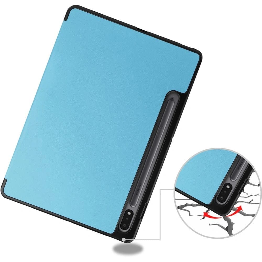 Etui Bizon Case Tab Lizard do Samsung Galaxy Tab S8 / S7 modré - 3