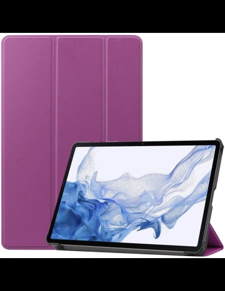 Bizon Case Tab Croc Samsung Galaxy Tab S8 / S7 violet închis