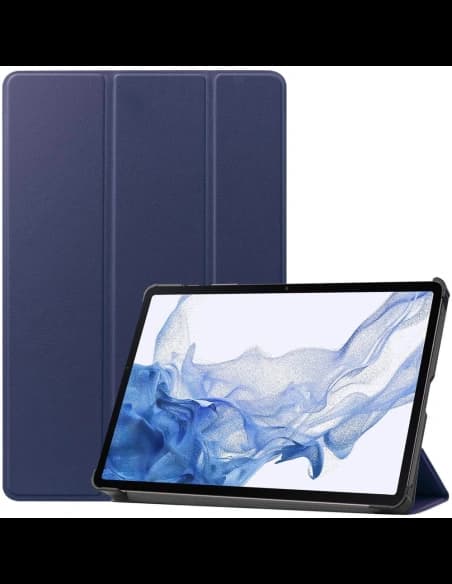 Bizon Case Tab Croc Samsung Galaxy Tab S8 / S7 albastru marin