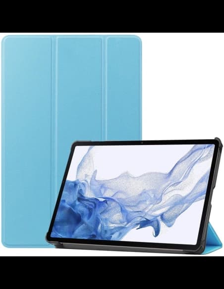 Caz Bizon Tab Croc Samsung Galaxy Tab S8 / S7 albastru