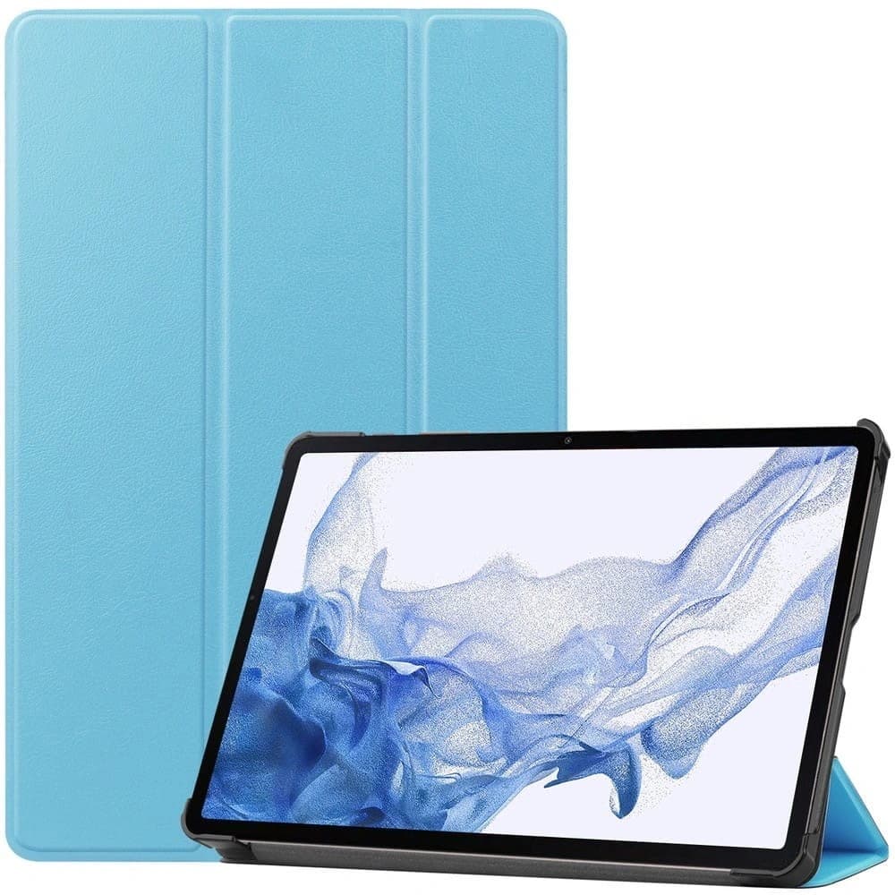Bizon Case Tab Croc Samsung Galaxy Tab S8 / S7 blau - 1