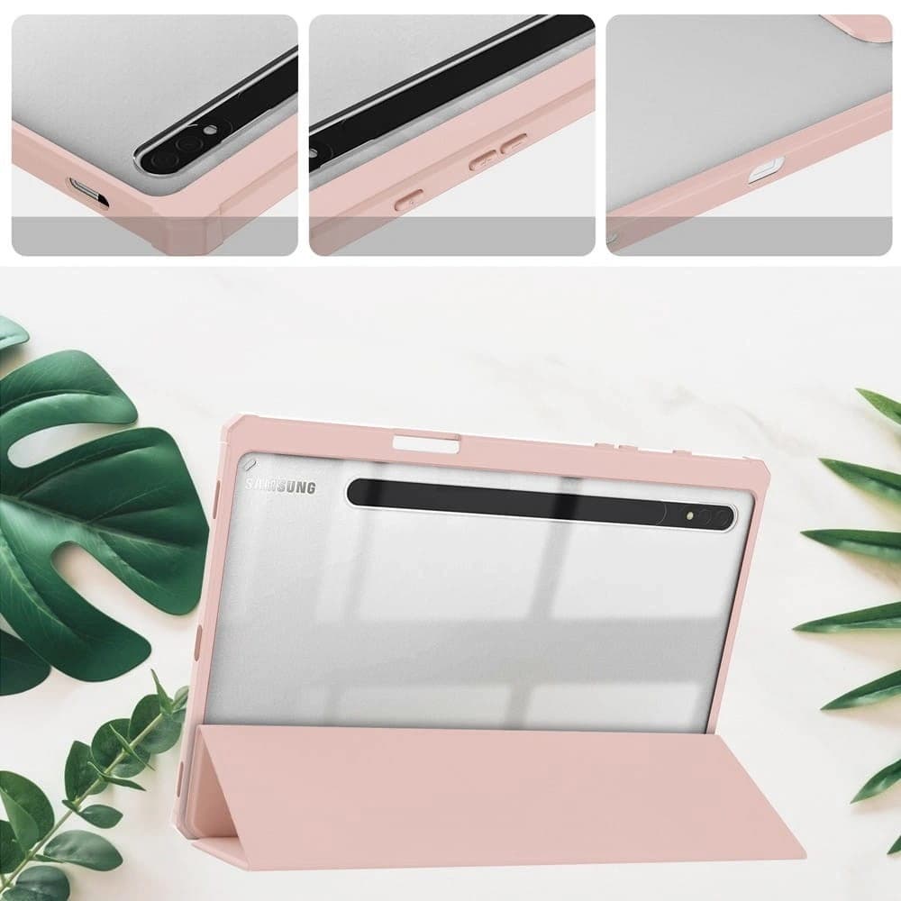 Bizon Case Tab Clear Matt Samsung Galaxy Tab S8 / S7 rose gold - 3