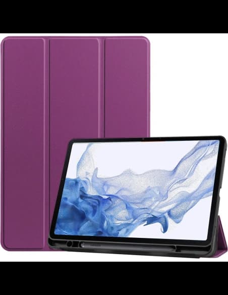 Bizon Case Tab Lizard Samsung Galaxy Tab S8 / S7 violet închis