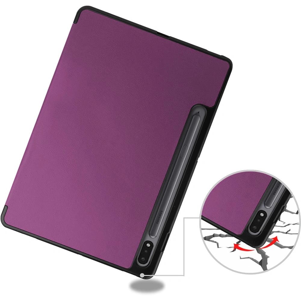 Bizon Case Tab Lizard Samsung Galaxy Tab S8 / S7 dark purple - 3