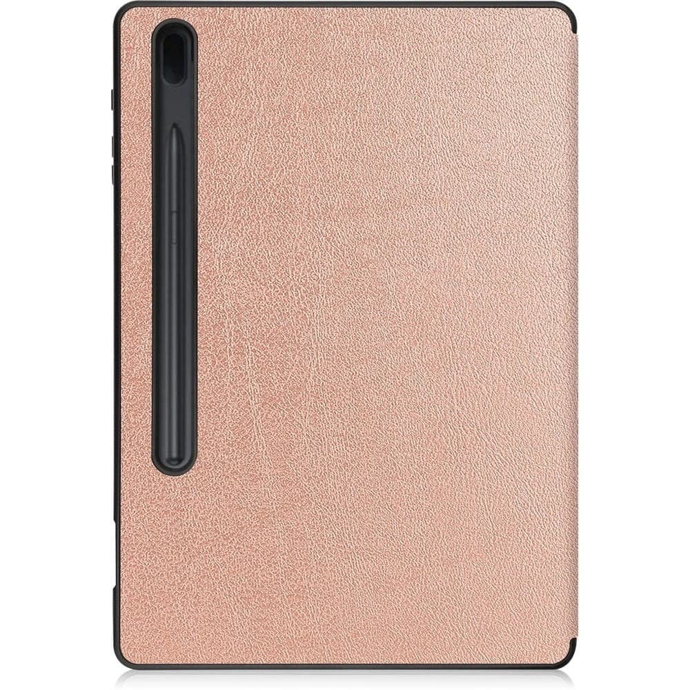 Etui Bizon Case Tab Lizard do Samsung Galaxy Tab S8 Plus / S7 Plus růžovo-zlaté - 5