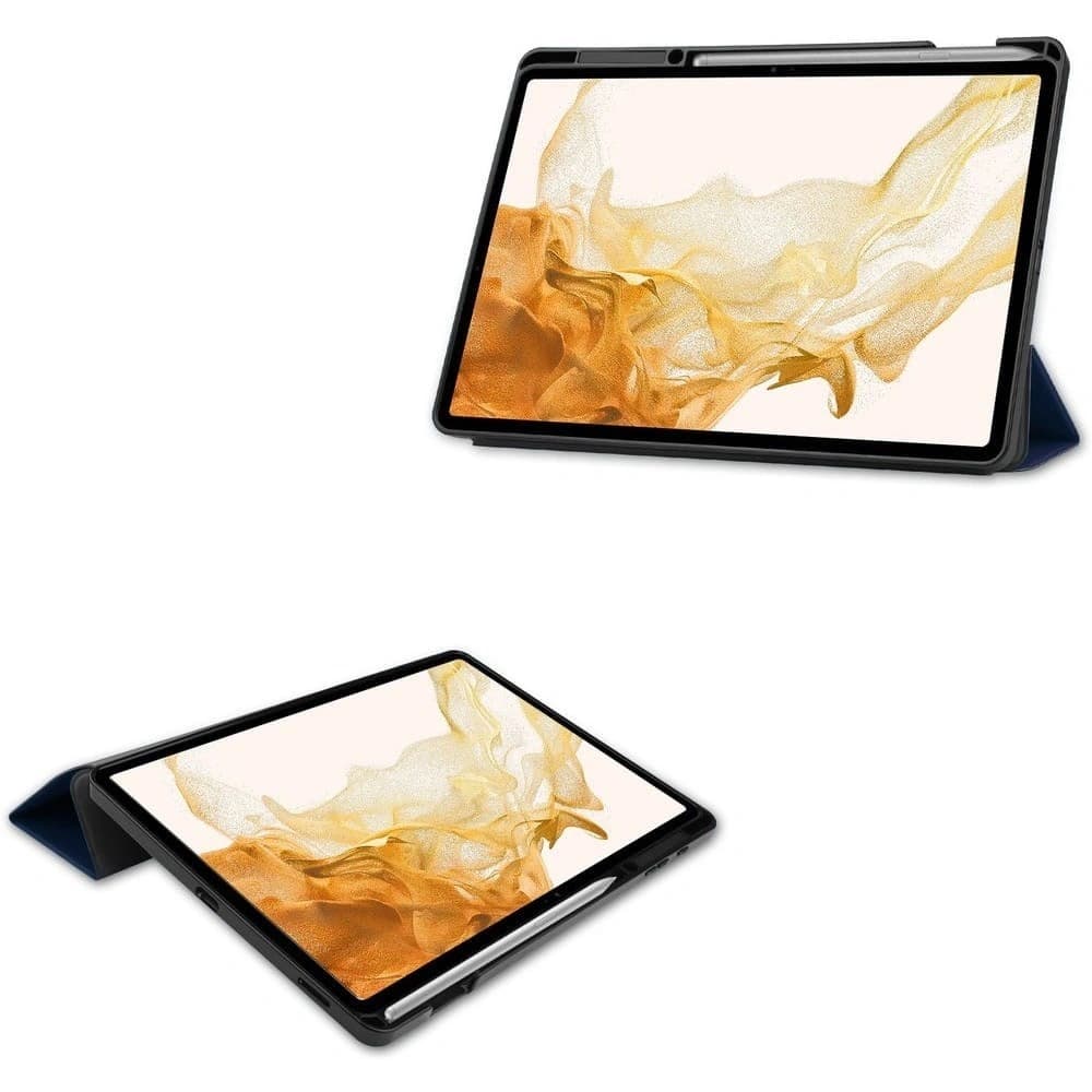 Bizon Case Tab Lizard Samsung Galaxy Tab S8 Plus / S7 Plus sötétkék - 2