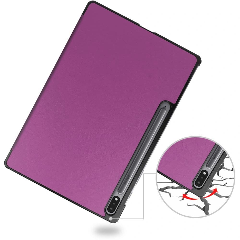 Bizon Case Tab Croc Samsung Galaxy Tab S8 Plus / S7 Plus dark purple - 3