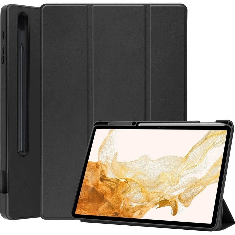 Bizon Case Tab Lizard Samsung Galaxy Tab S8 Plus / S7 Plus schwarz - 1