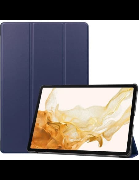 Etui Bizon Case Tab Croc do Samsung Galaxy Tab S8 Plus / S7 Plus modré